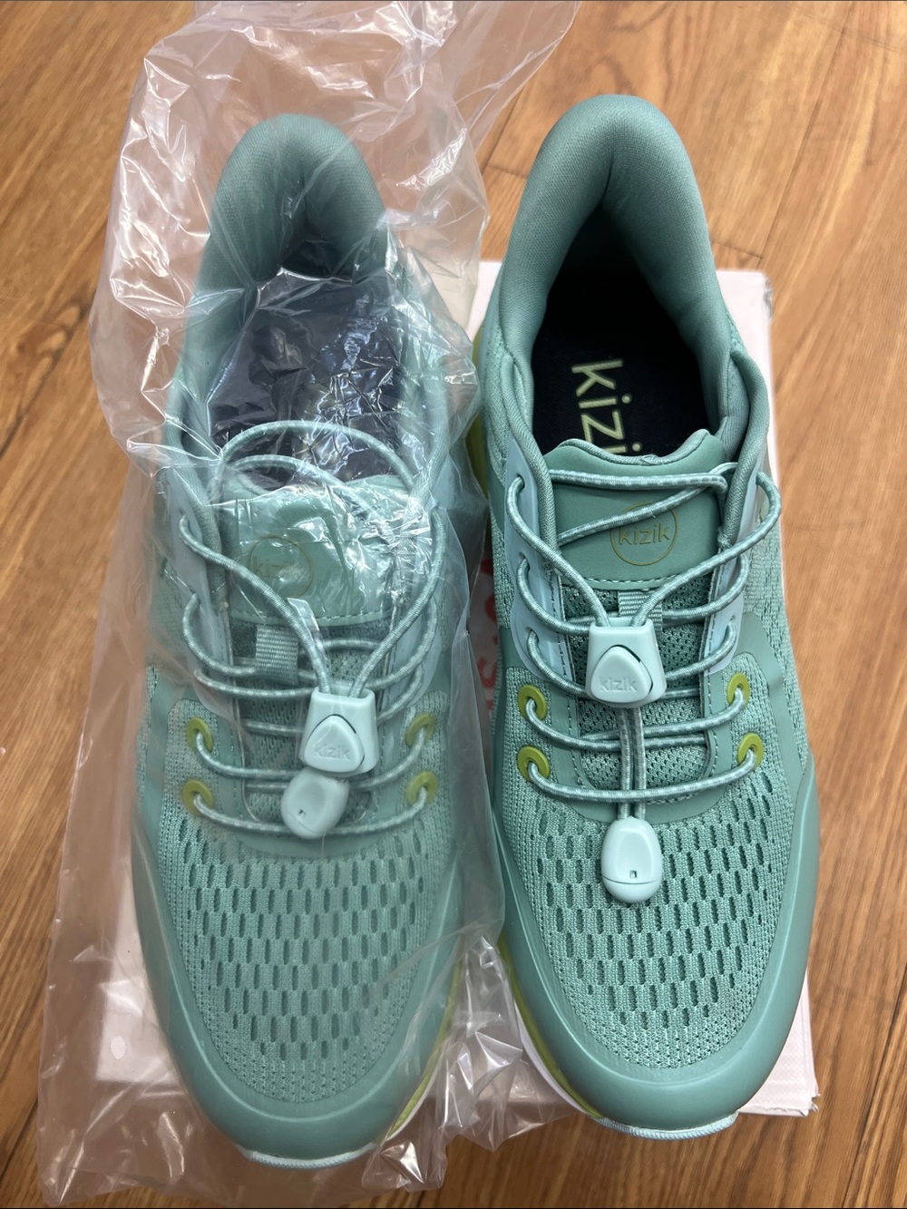 Kizik Women's Mint Green Slip-On Adaptive Sneakers